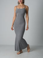 Wesentliches Sculpt Maxi Lounge Kleid