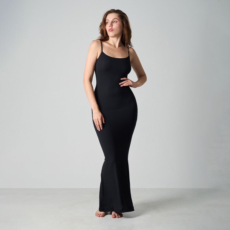 Core Sculpt Minimal Maxikleid