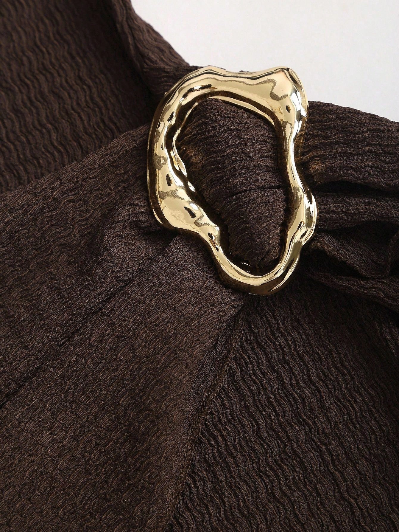 Sculpt Wickel-Akzent Mini-Kleid