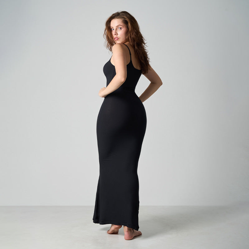 Core Sculpt Minimal Maxikleid