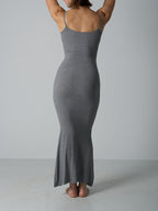 Wesentliches Sculpt Maxi Lounge Kleid