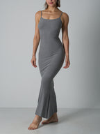 Wesentliches Sculpt Maxi Lounge Kleid