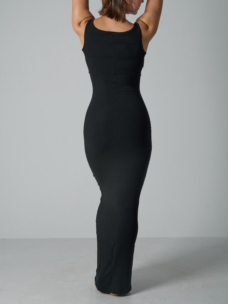 Spitzen-Contour-Skulptur-Maxikleid