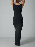 Spitzen-Contour-Skulptur-Maxikleid