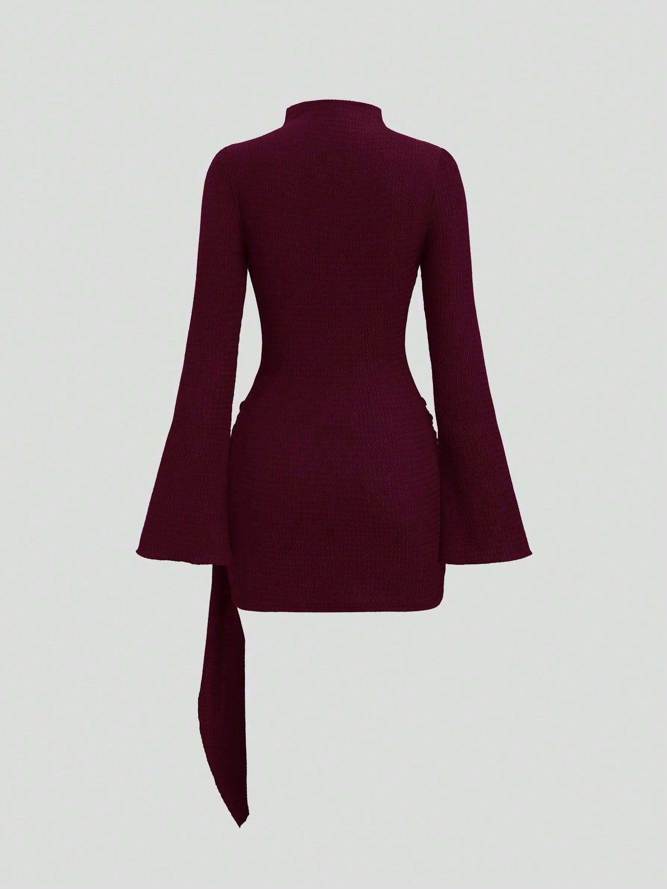 Sculpt Wickel-Akzent Mini-Kleid