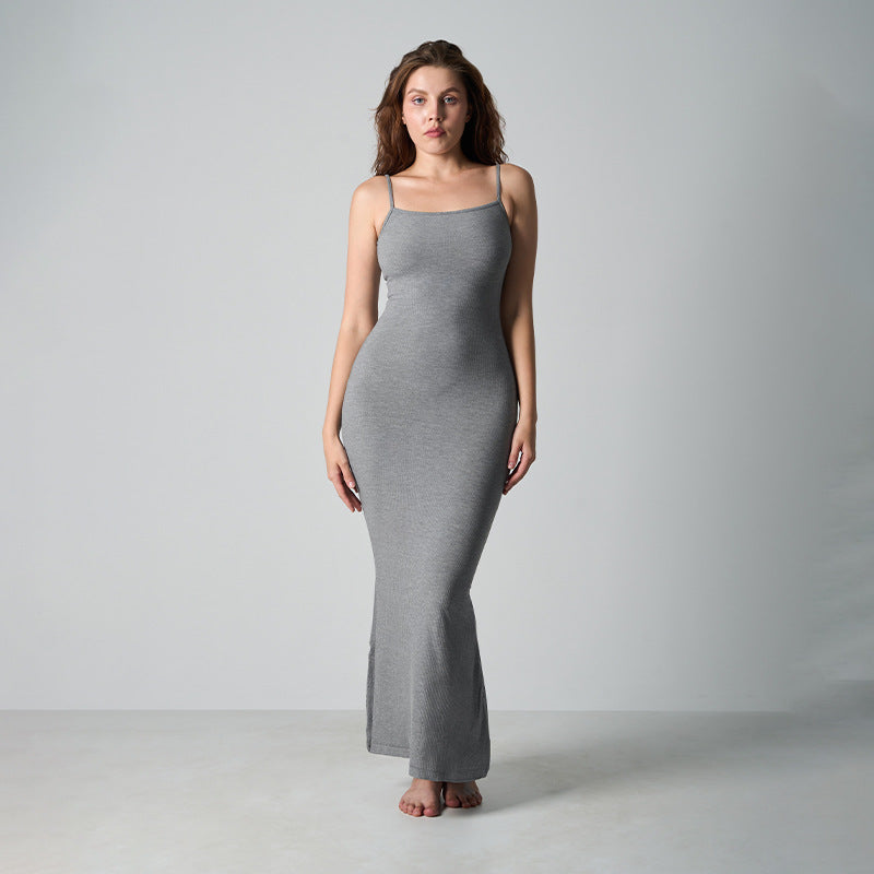 Core Sculpt Minimal Maxikleid
