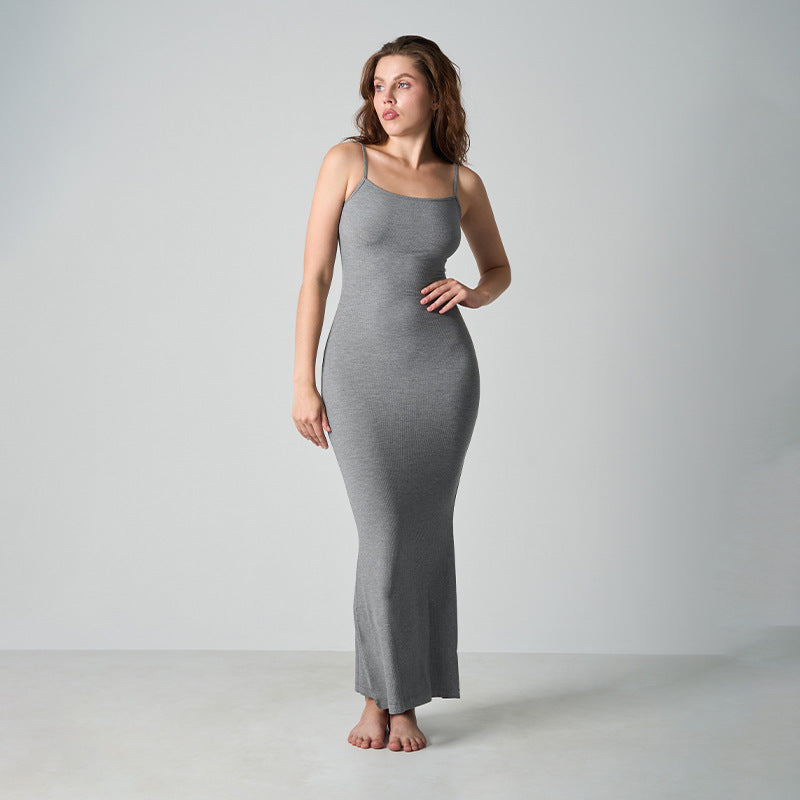Core Sculpt Minimal Maxikleid