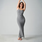 Core Sculpt Minimal Maxikleid