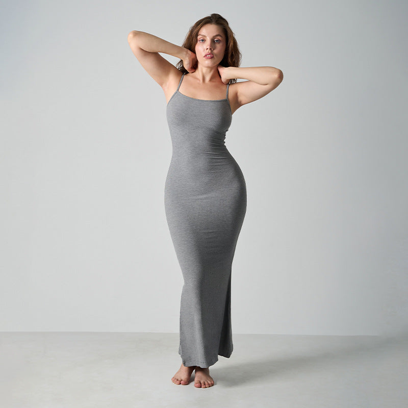 Core Sculpt Minimal Maxikleid