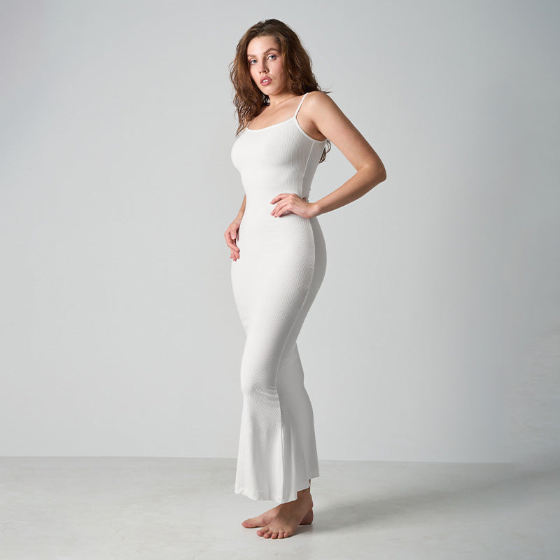 Core Sculpt Minimal Maxikleid