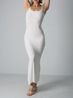 Wesentliches Sculpt Maxi Lounge Kleid