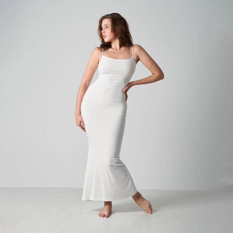 Core Sculpt Minimal Maxikleid