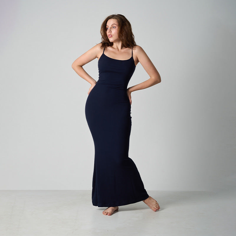 Core Sculpt Minimal Maxikleid