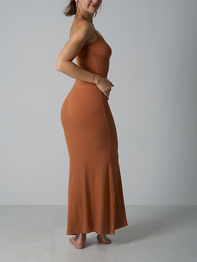 Wesentliches Sculpt Maxi Lounge Kleid