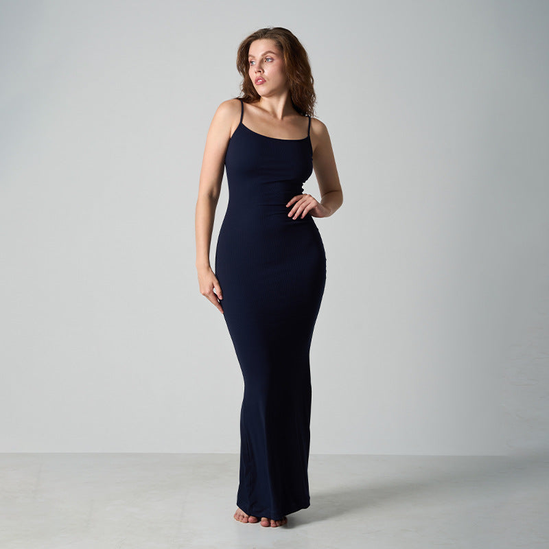 Core Sculpt Minimal Maxikleid