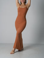 Wesentliches Sculpt Maxi Lounge Kleid
