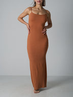 Wesentliches Sculpt Maxi Lounge Kleid