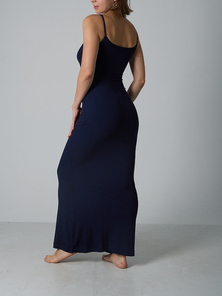 Wesentliches Sculpt Maxi Lounge Kleid
