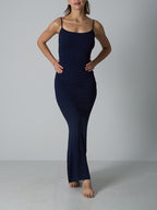 Wesentliches Sculpt Maxi Lounge Kleid