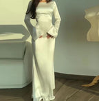Elegant Long Sleeved Dress for Various Occasions | Evening Dress