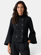 Elegantes Damen-Cape aus Wolle