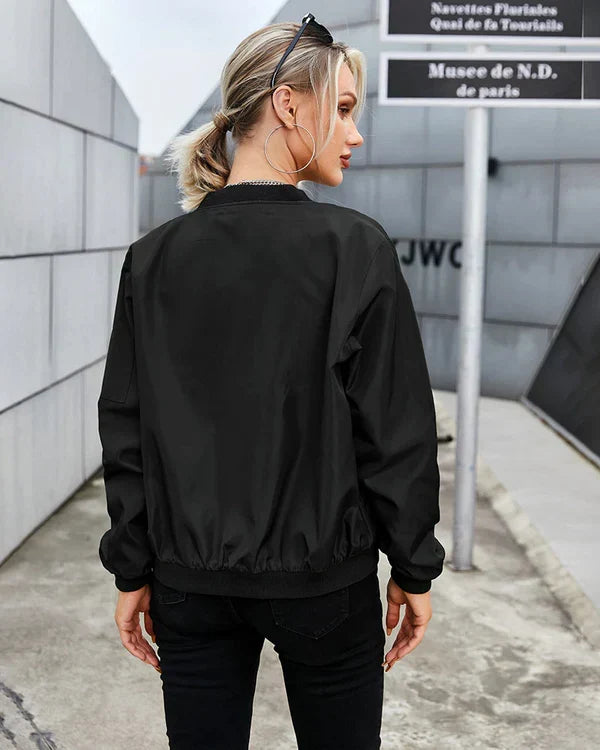 Stilvolle Klassische Bomberjacke Mit Taschen - Perfekt Für Jede Gelegenheit