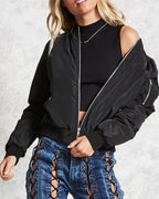 Stilvolle Klassische Bomberjacke Mit Taschen - Perfekt Für Jede Gelegenheit