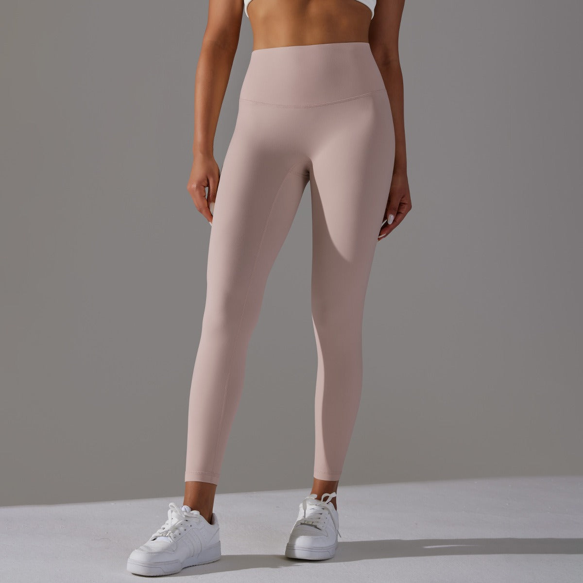 Hohe Taillen Glatte Sculpting Leggings