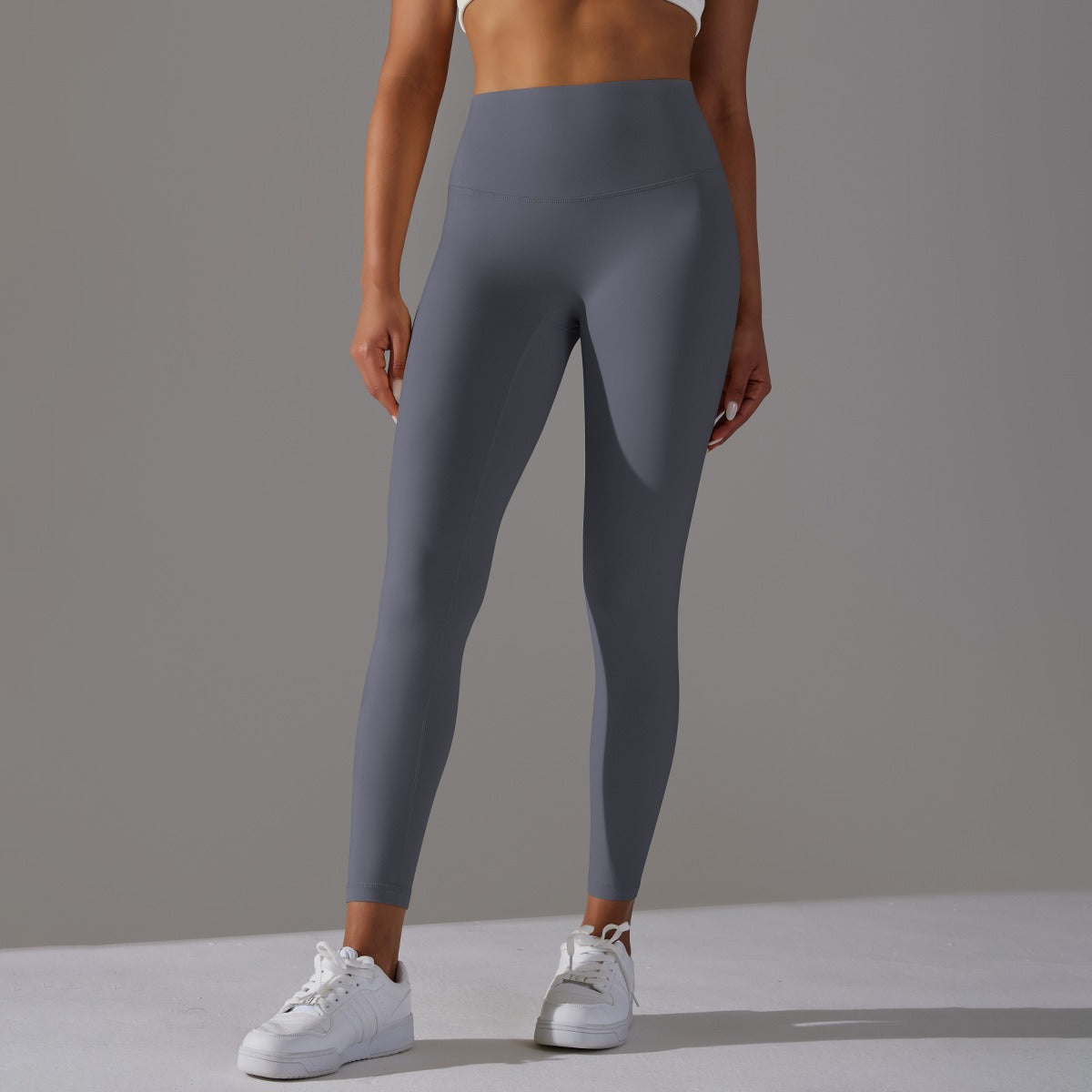Hohe Taillen Glatte Sculpting Leggings