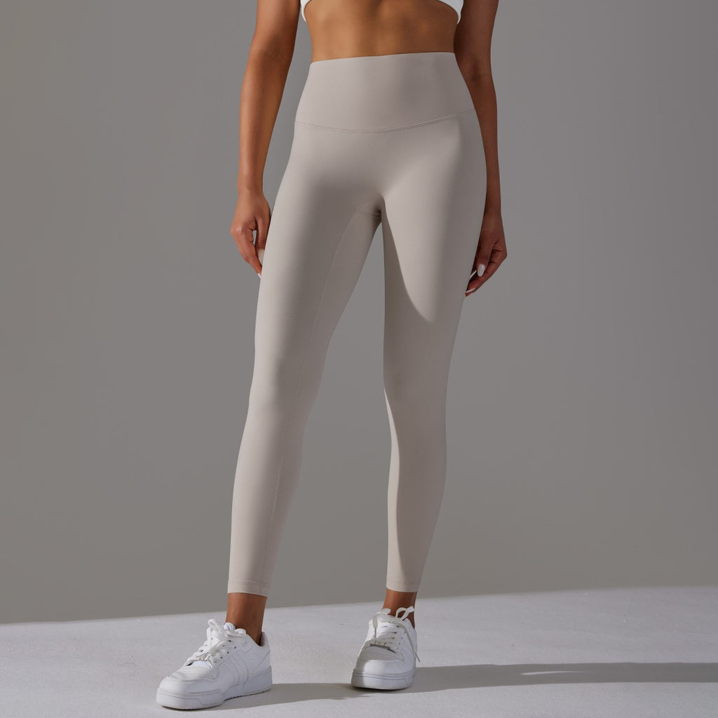 Hohe Taillen Glatte Sculpting Leggings