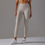 Hohe Taillen Glatte Sculpting Leggings