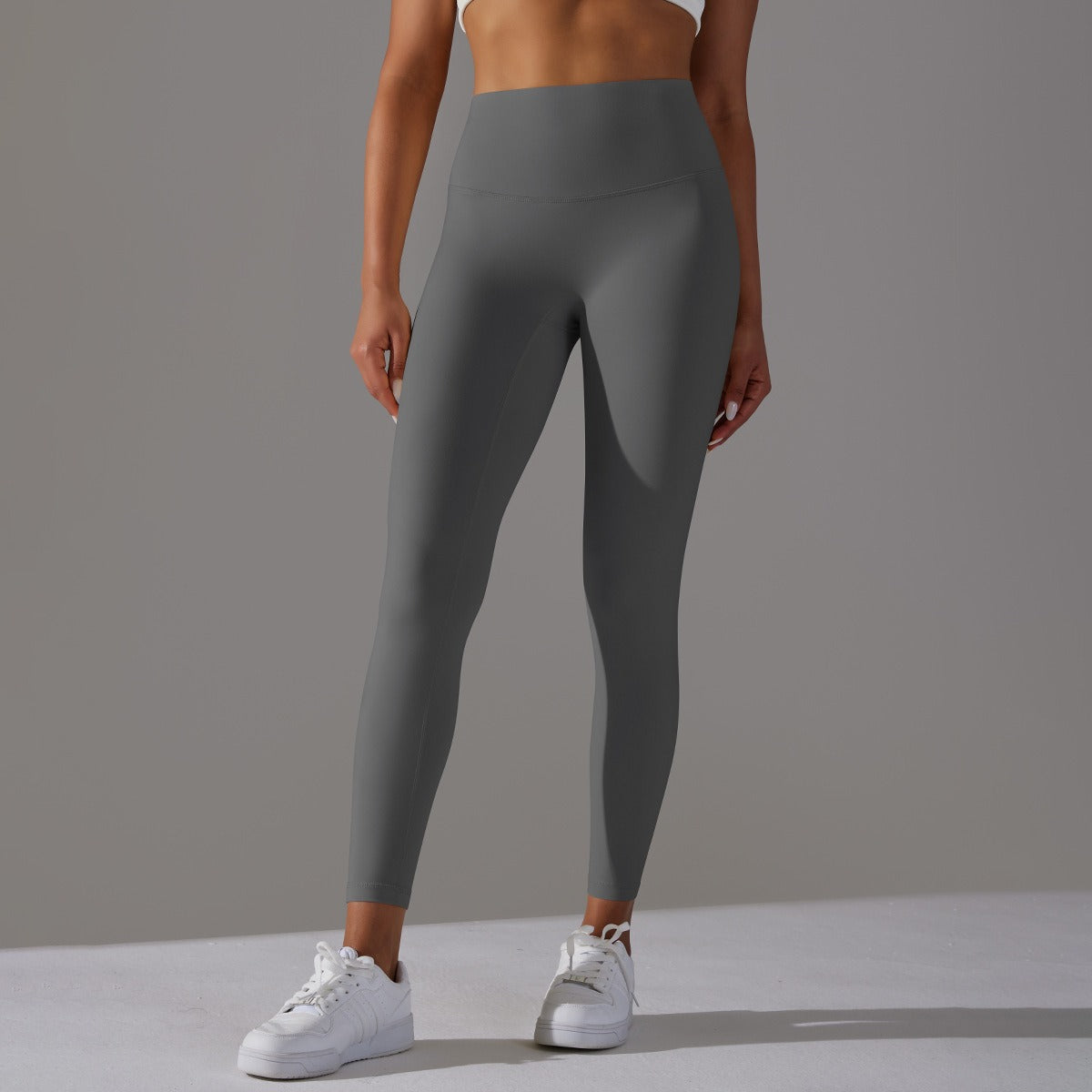 Hohe Taillen Glatte Sculpting Leggings
