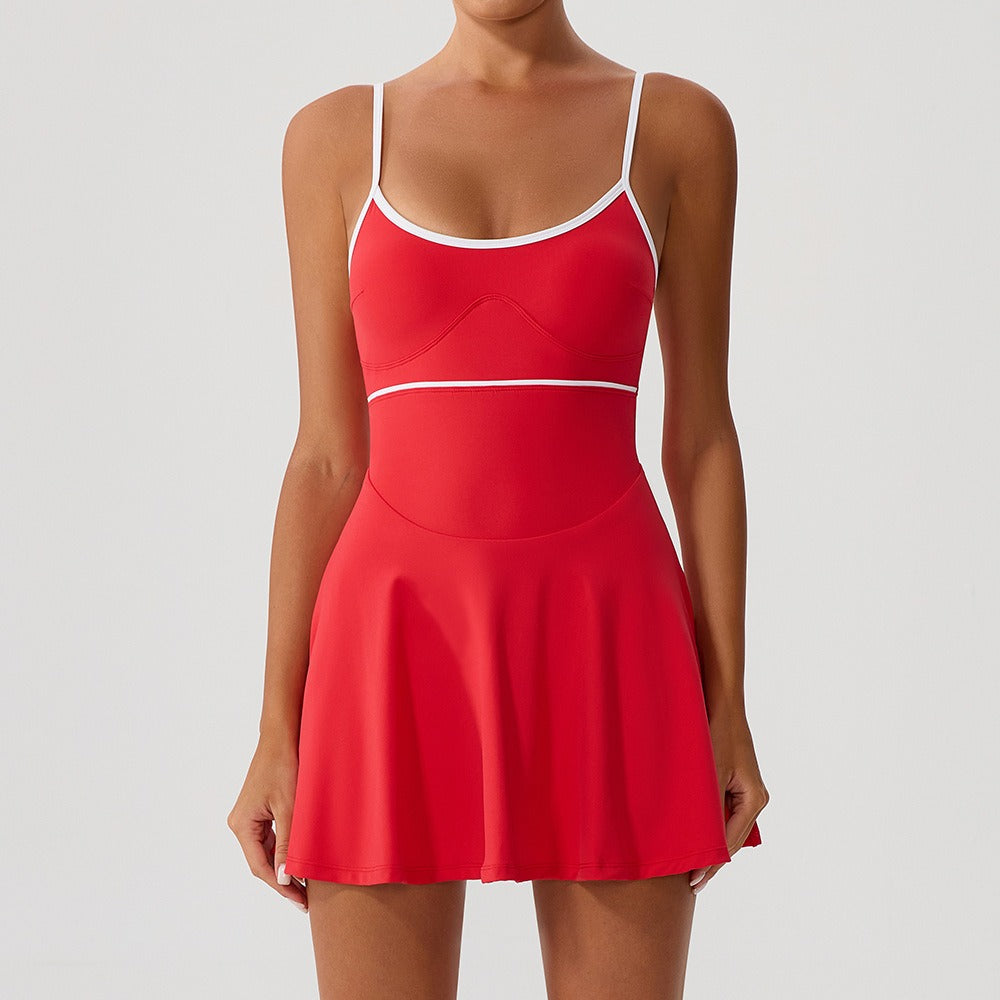 Sportliches Sculpting Fit-and-Flare Shaping Kleid