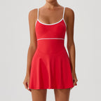 Sportliches Sculpting Fit-and-Flare Shaping Kleid