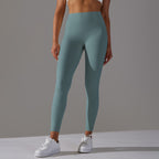 Hohe Taillen Glatte Sculpting Leggings