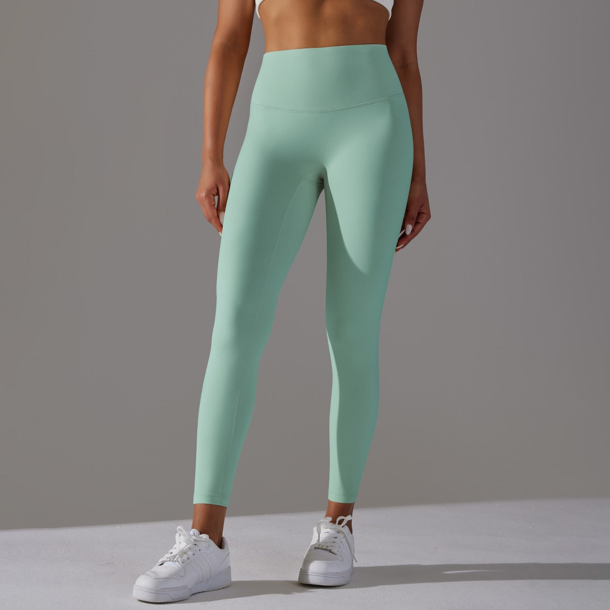 Hohe Taillen Glatte Sculpting Leggings