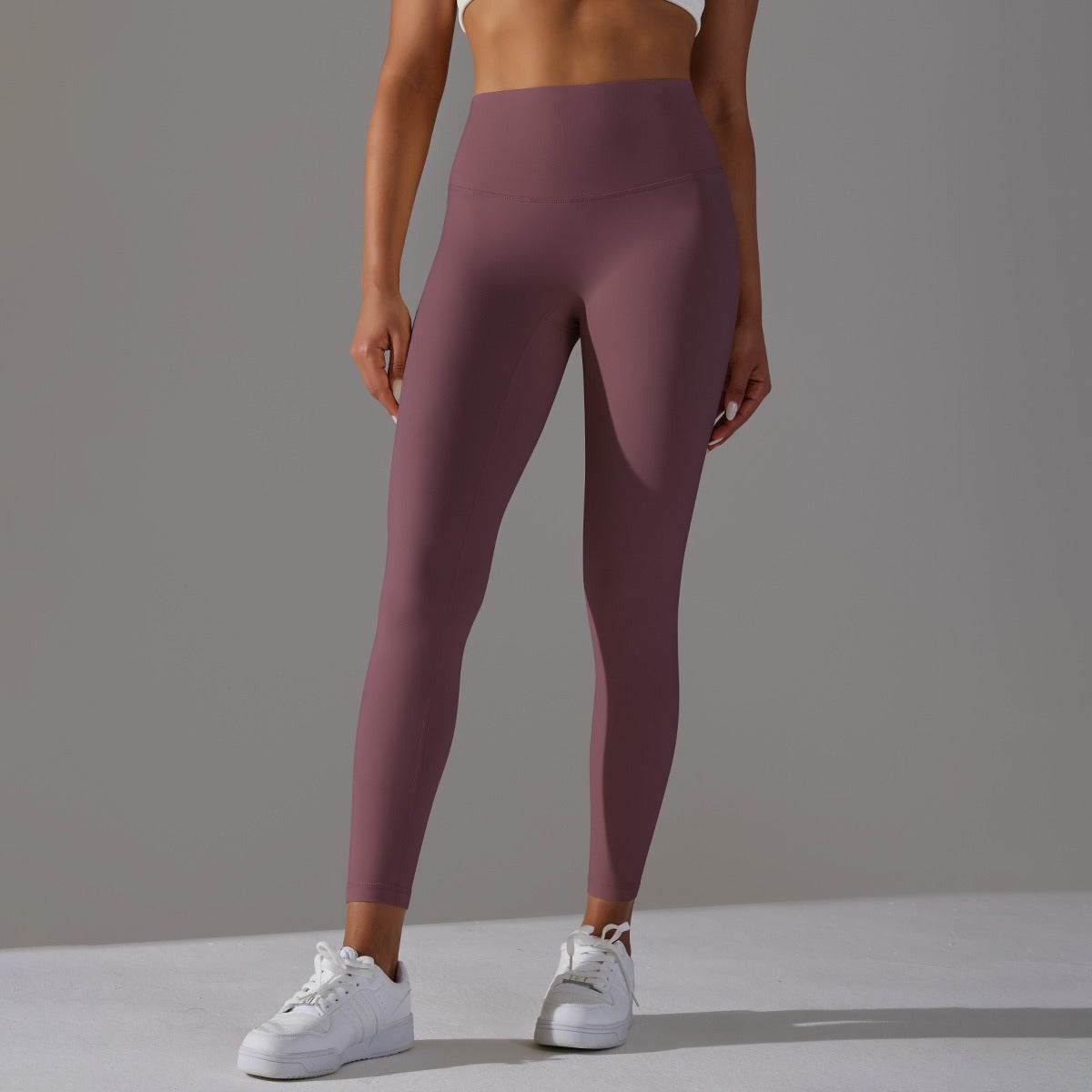 Hohe Taillen Glatte Sculpting Leggings
