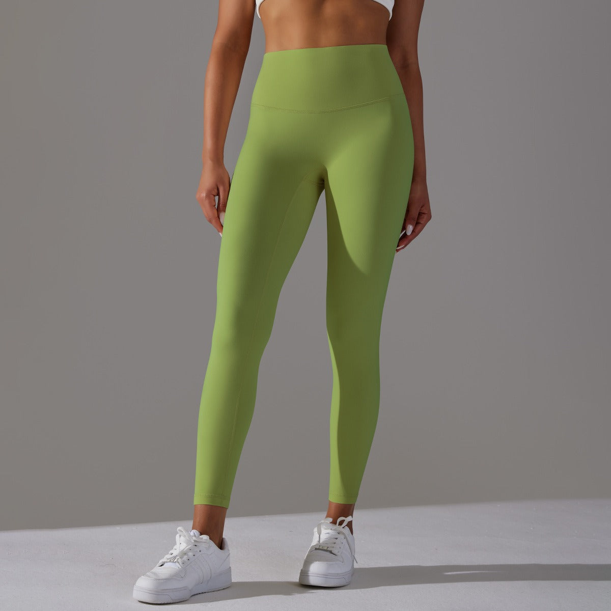 Hohe Taillen Glatte Sculpting Leggings