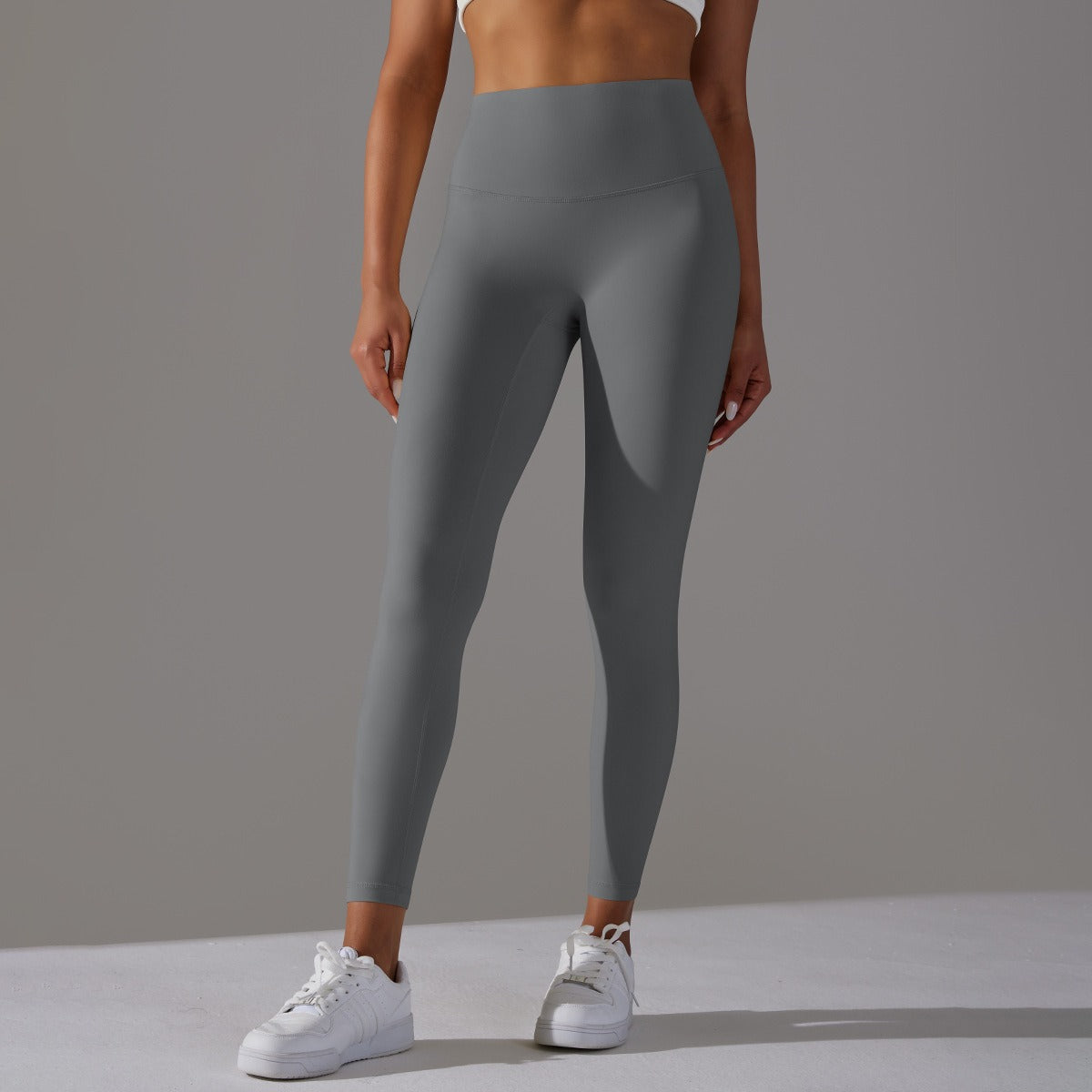 Hohe Taillen Glatte Sculpting Leggings