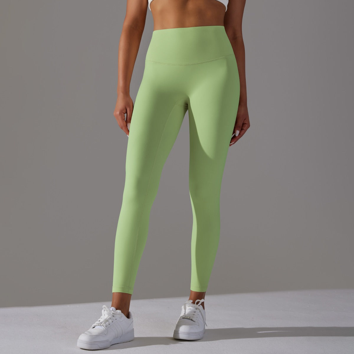 Hohe Taillen Glatte Sculpting Leggings