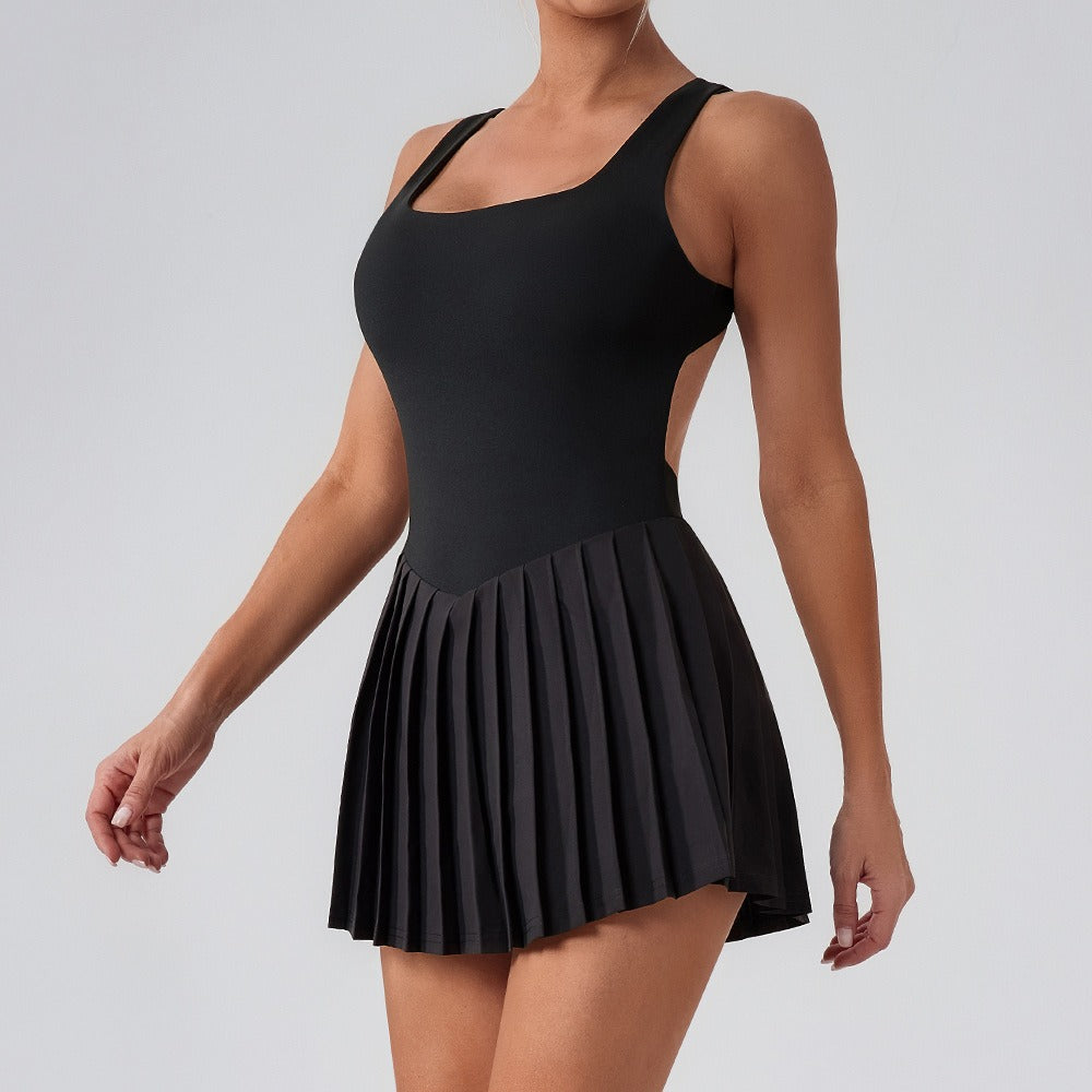 Sportliches Sculpting Ärmelloses Shaping Kleid
