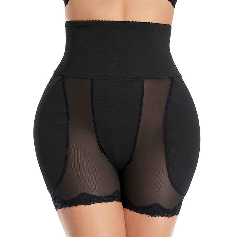 Hohe Taillen Shaping Mesh Shorts