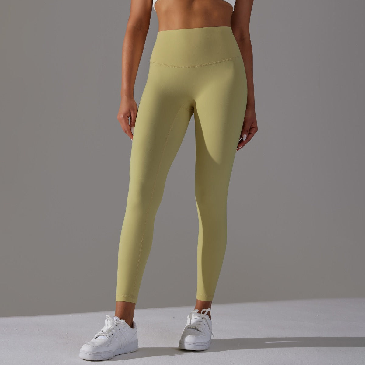 Hohe Taillen Glatte Sculpting Leggings