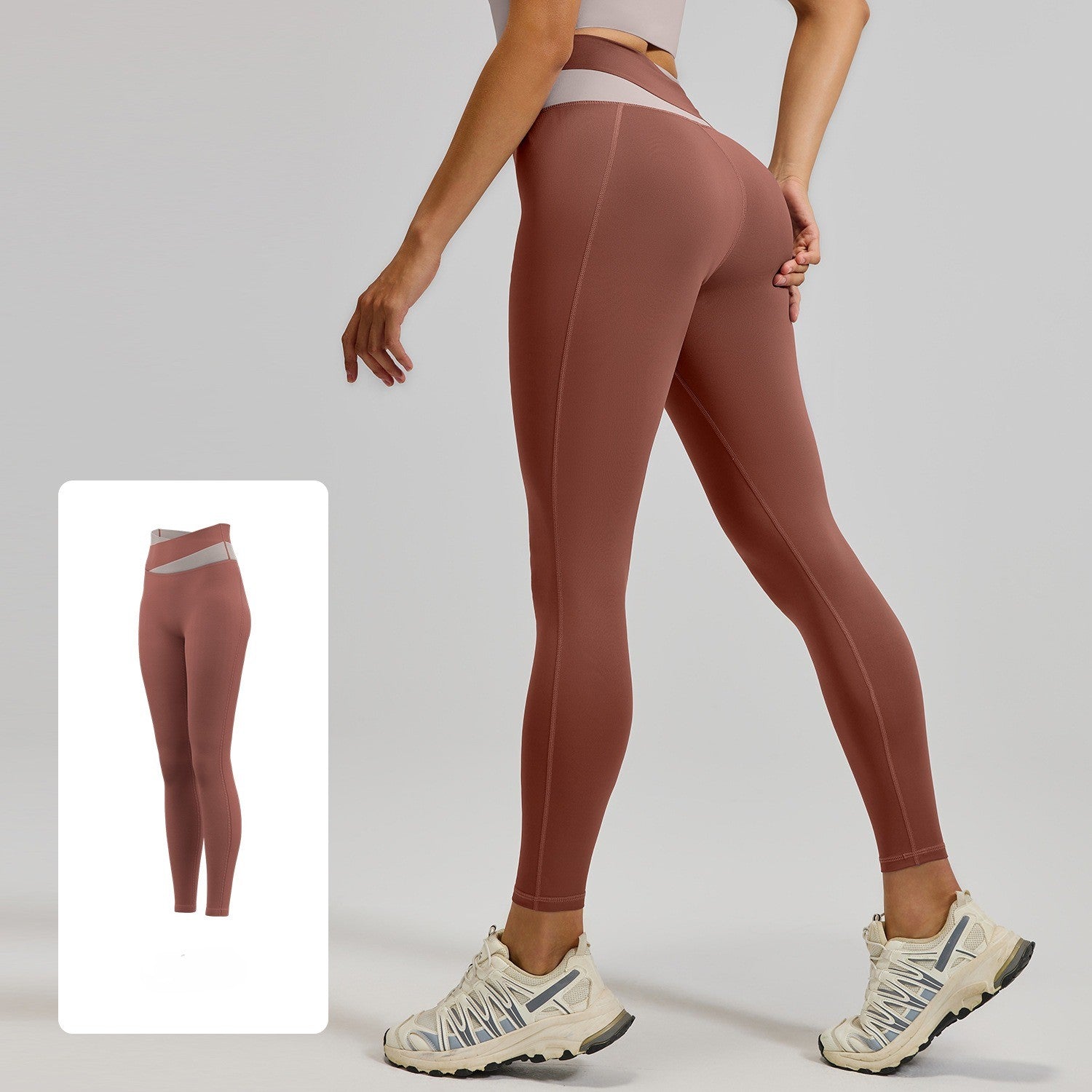 Hohe Taillen Sculpting Performance Leggings