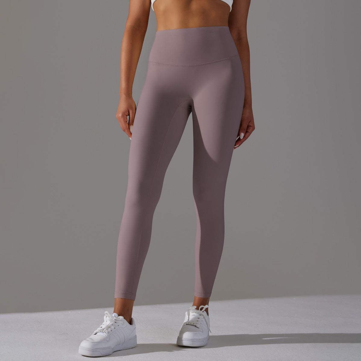 Hohe Taillen Glatte Sculpting Leggings