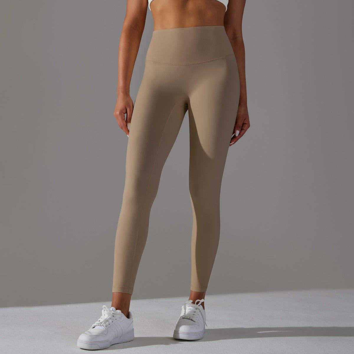 Hohe Taillen Glatte Sculpting Leggings