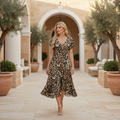 Midi Wickelkleid für den Sommer – leichtgewichtig für Damen