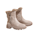 Women's ankle-high winter boots with soft lining