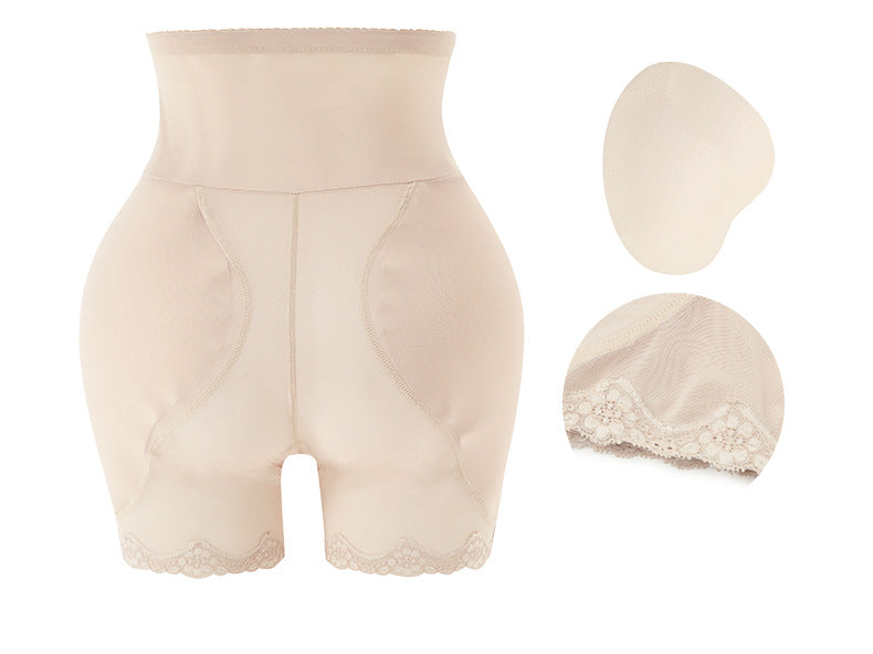 Hohe Taillen Shaping Mesh Shorts