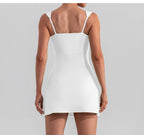 Ärmelloses Sportliches Shaping Mini-Kleid